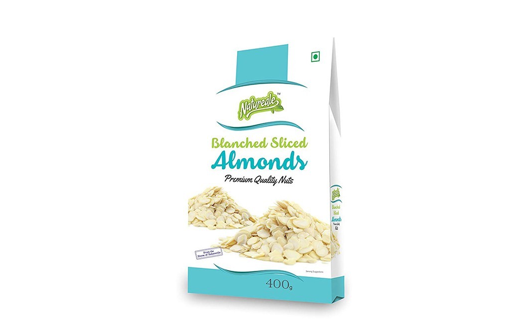 Natureale Blanched Sliced Almonds    Box  400 grams
